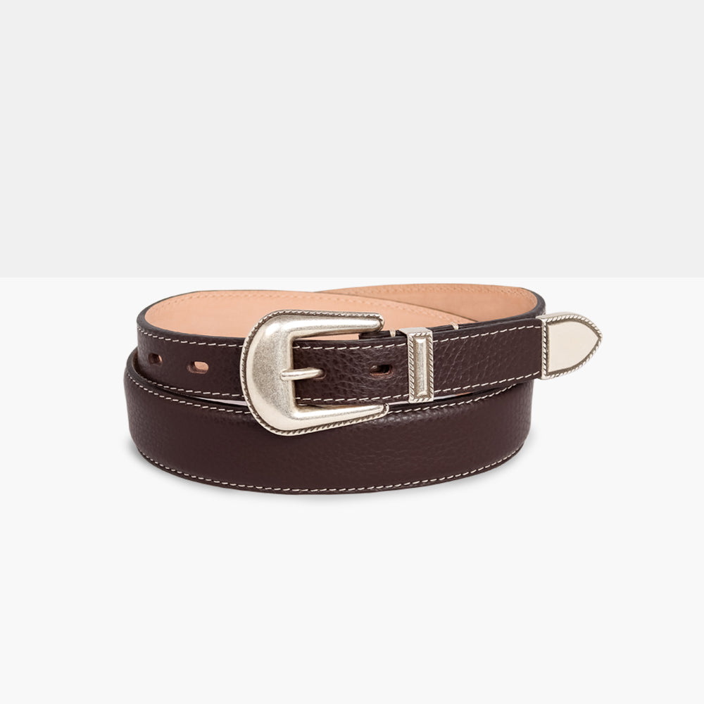 OURAY Dark Brown Leather Belt – Adriano Meneghetti Online Store